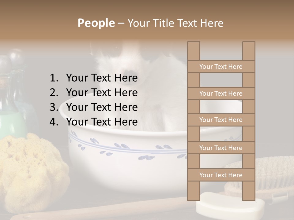 Purebred Brush Copy Space PowerPoint Template