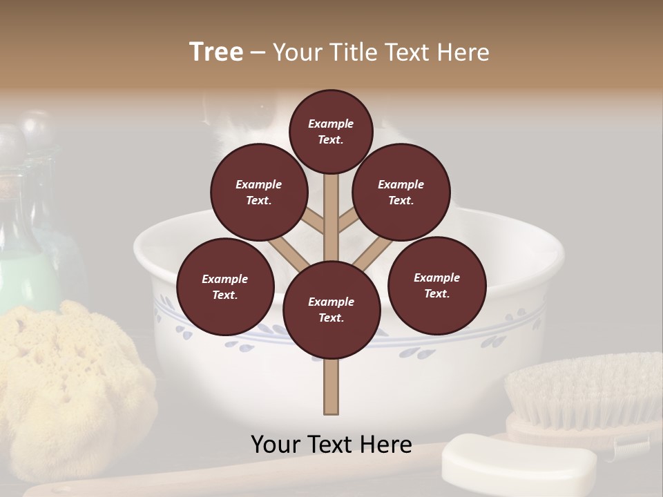 Purebred Brush Copy Space PowerPoint Template