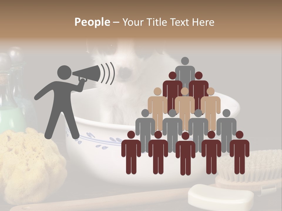 Purebred Brush Copy Space PowerPoint Template