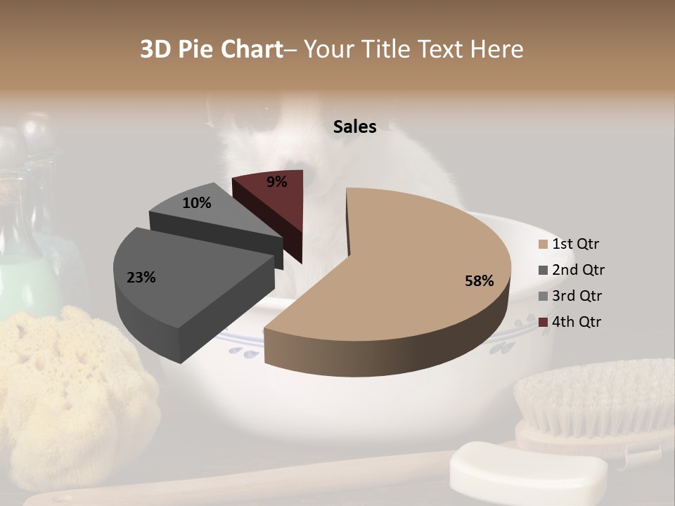 Purebred Brush Copy Space PowerPoint Template