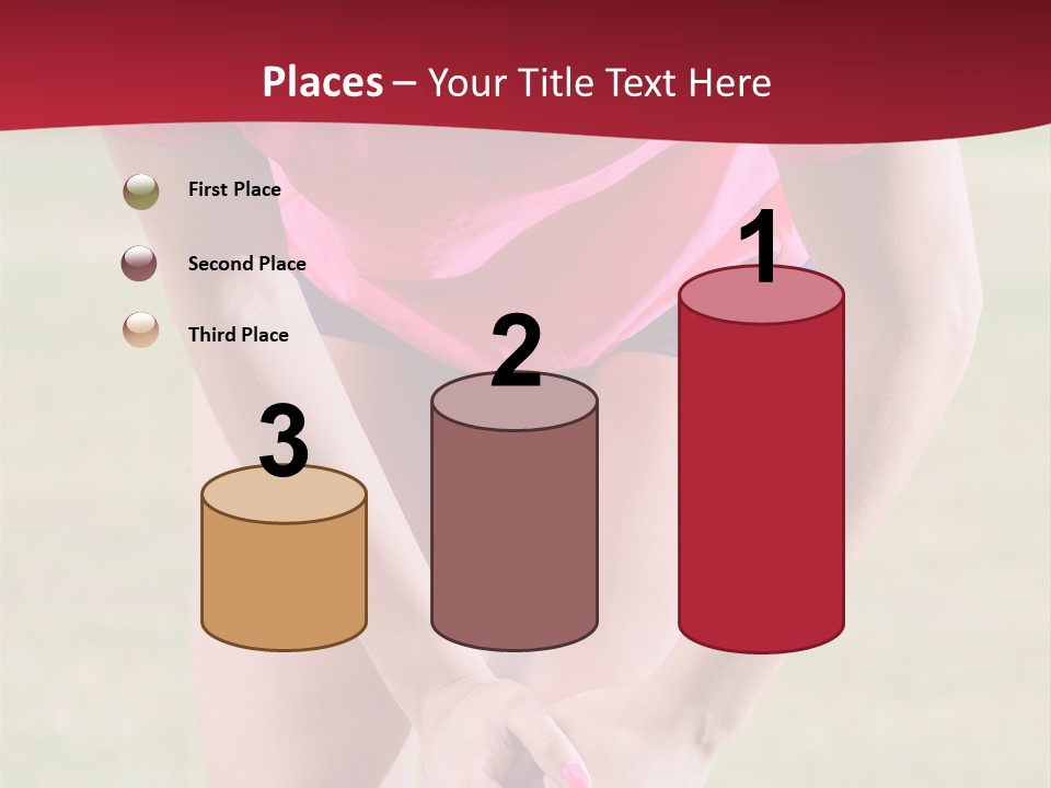 Running Vertical Health PowerPoint Template
