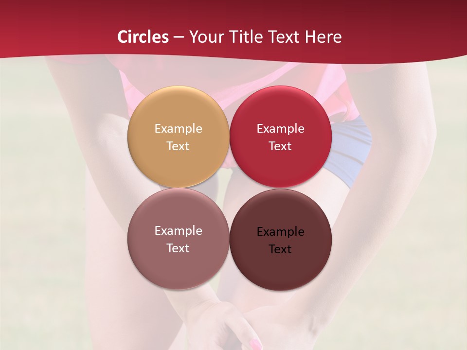 Running Vertical Health PowerPoint Template