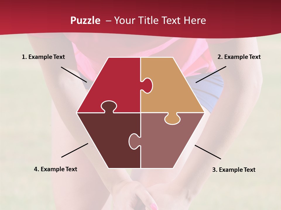 Running Vertical Health PowerPoint Template
