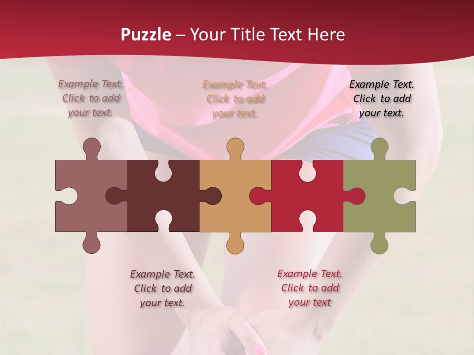 Running Vertical Health PowerPoint Template