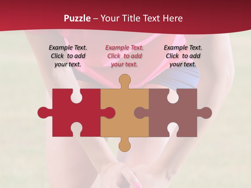 Running Vertical Health PowerPoint Template