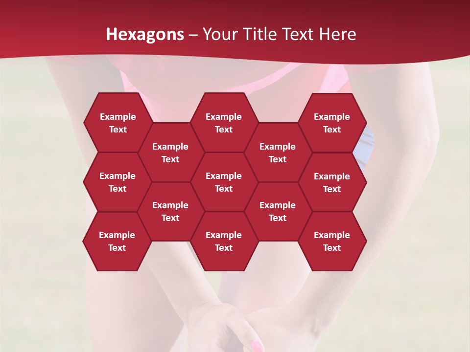 Running Vertical Health PowerPoint Template