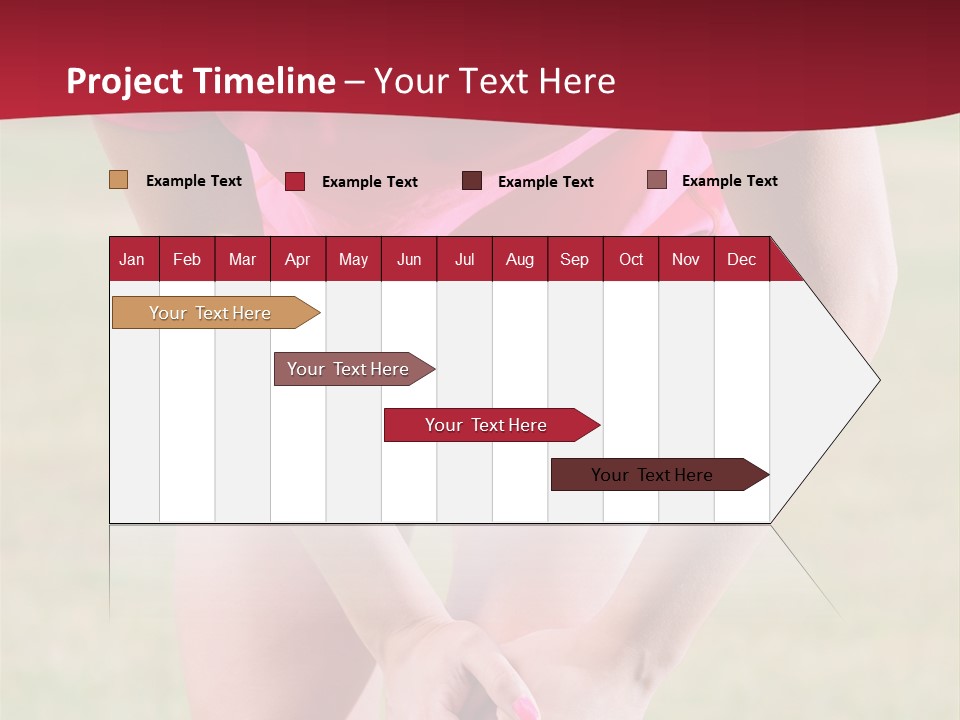 Running Vertical Health PowerPoint Template