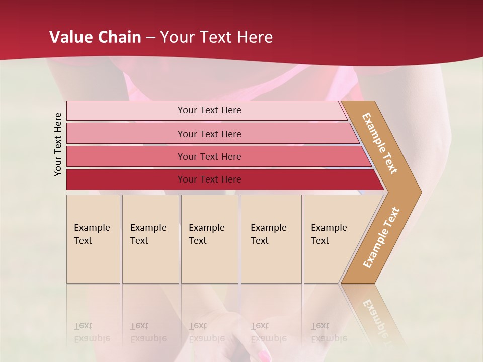 Running Vertical Health PowerPoint Template