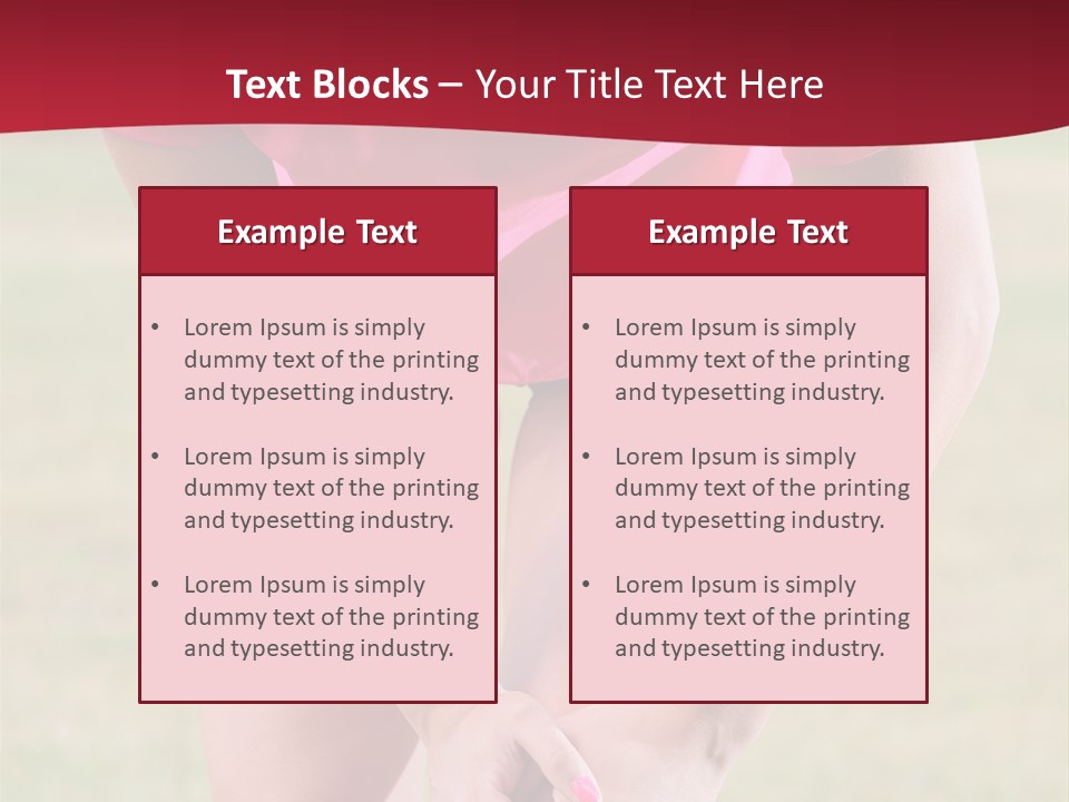 Running Vertical Health PowerPoint Template