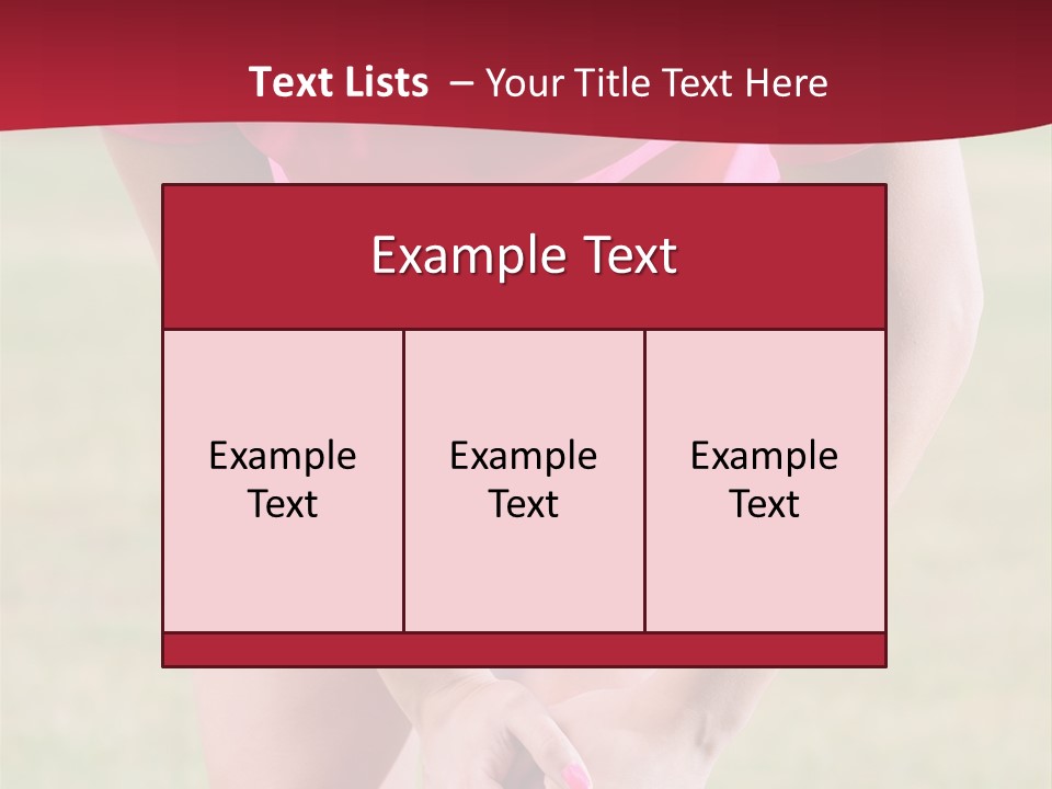 Running Vertical Health PowerPoint Template