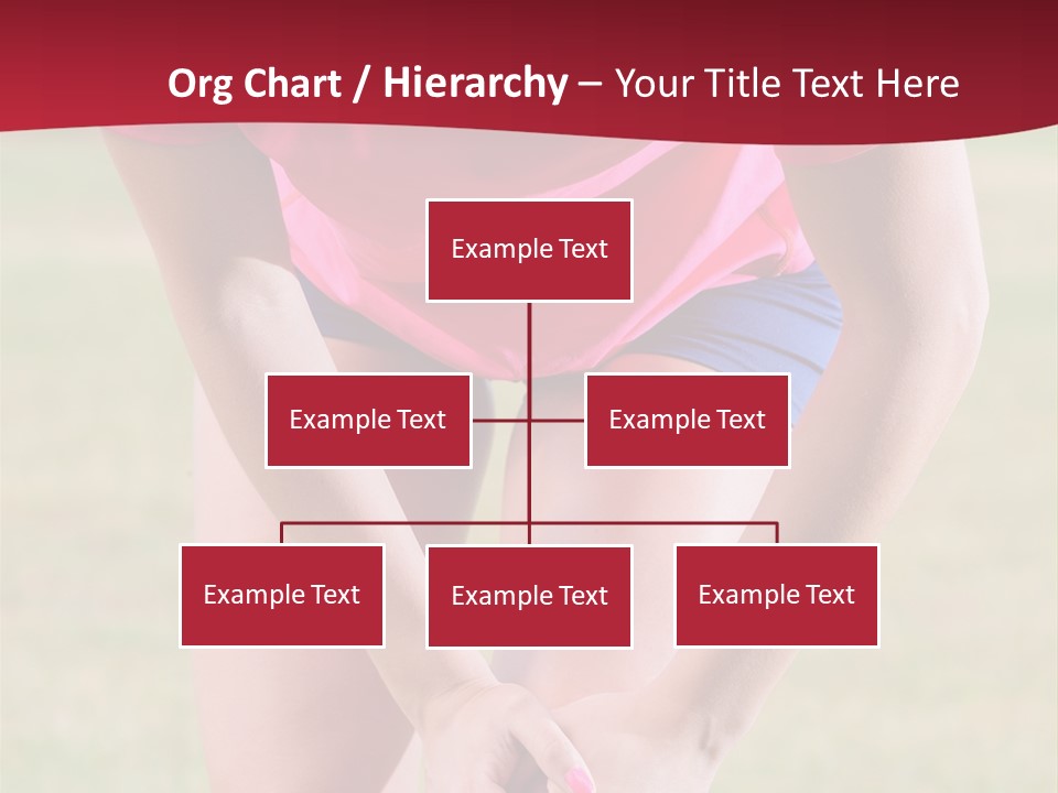 Running Vertical Health PowerPoint Template
