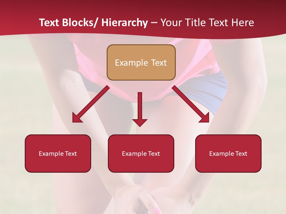 Running Vertical Health PowerPoint Template