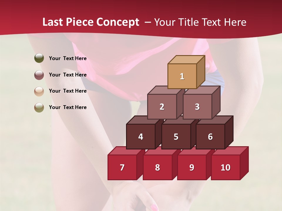 Running Vertical Health PowerPoint Template