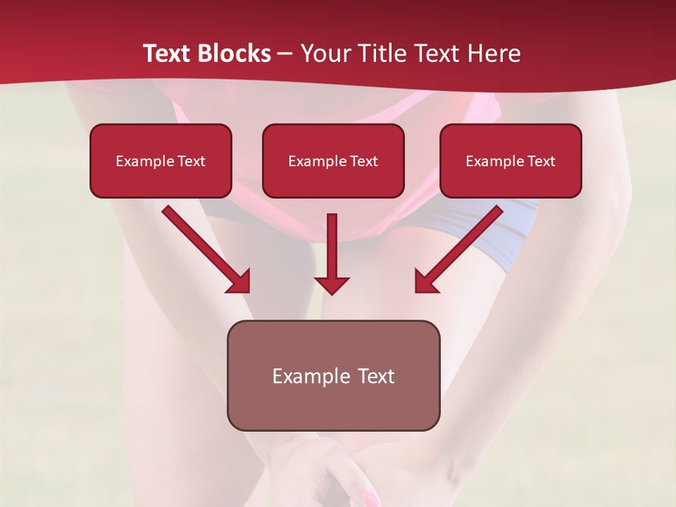 Running Vertical Health PowerPoint Template