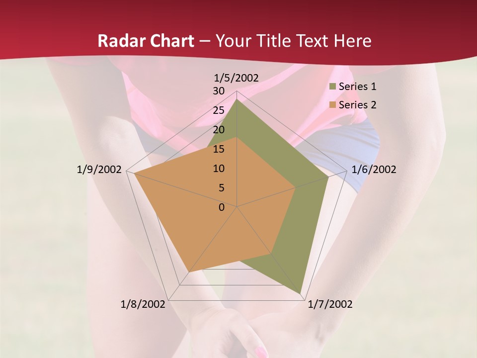 Running Vertical Health PowerPoint Template