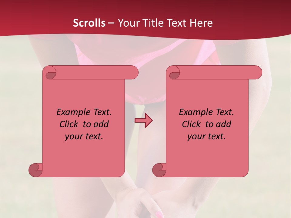Running Vertical Health PowerPoint Template