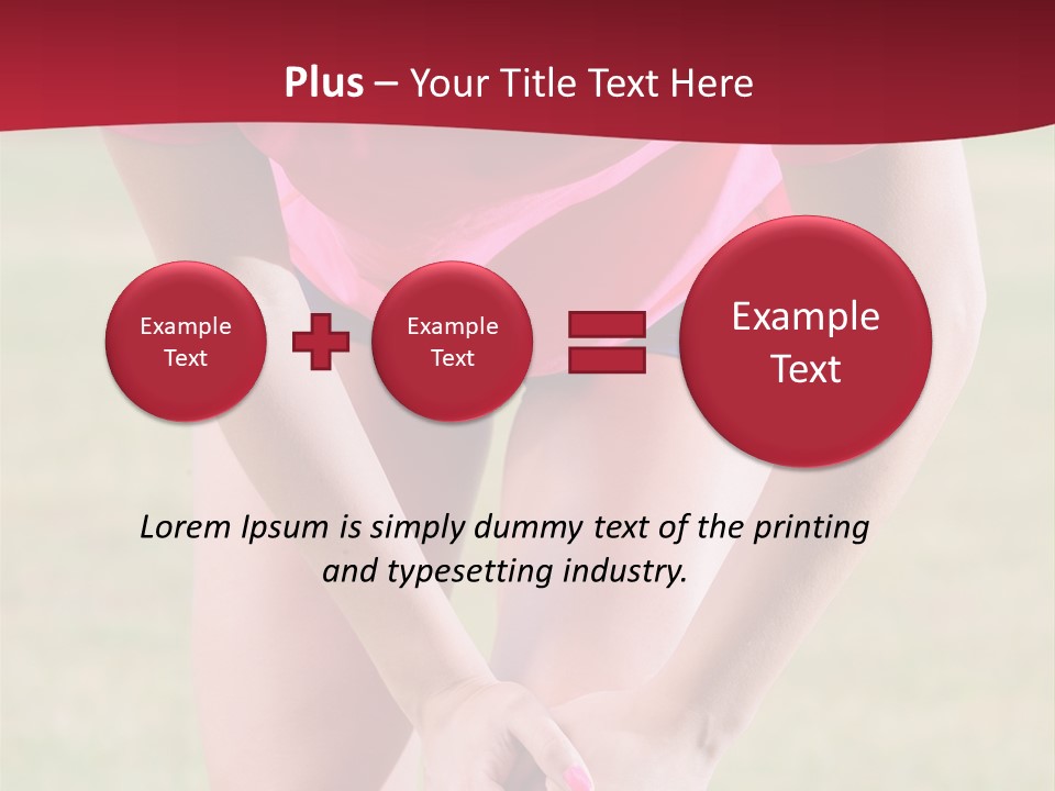 Running Vertical Health PowerPoint Template