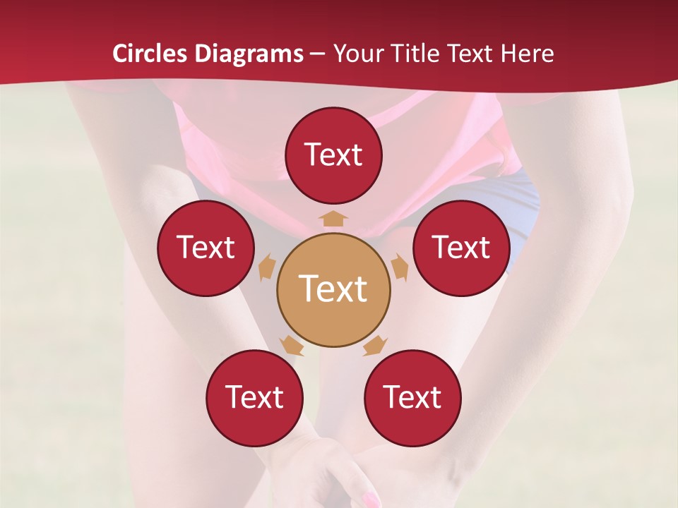 Running Vertical Health PowerPoint Template