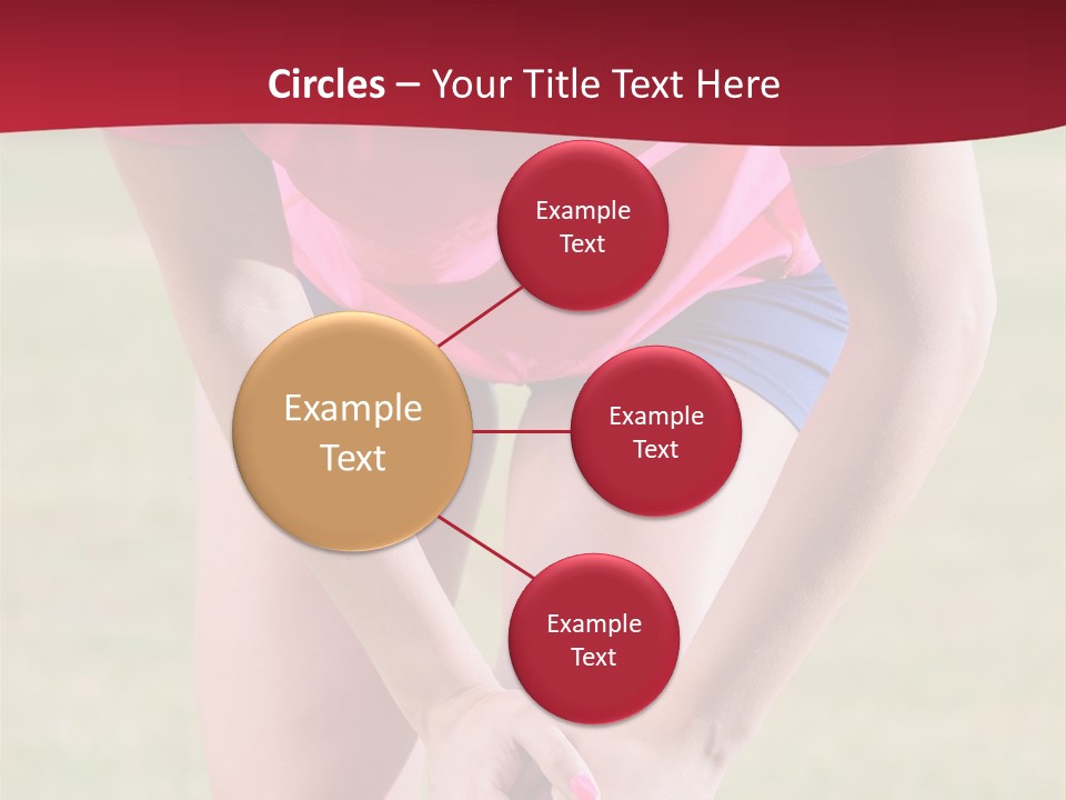 Running Vertical Health PowerPoint Template