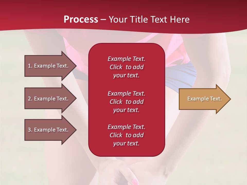 Running Vertical Health PowerPoint Template
