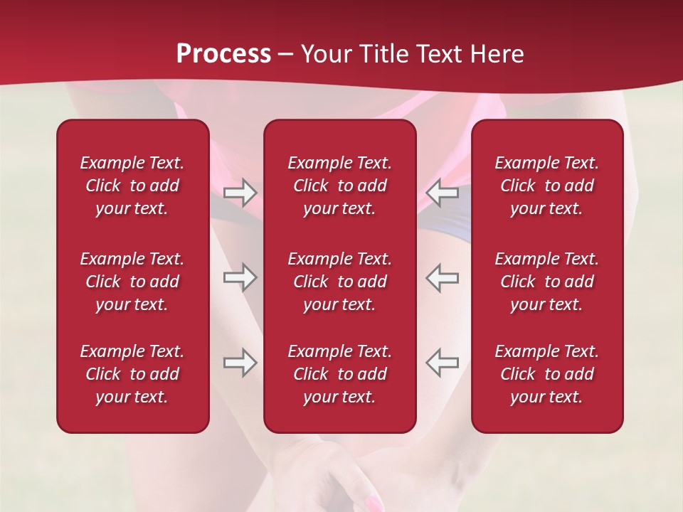 Running Vertical Health PowerPoint Template