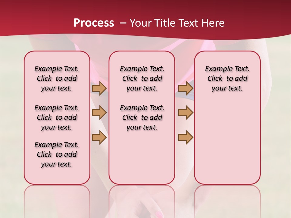 Running Vertical Health PowerPoint Template