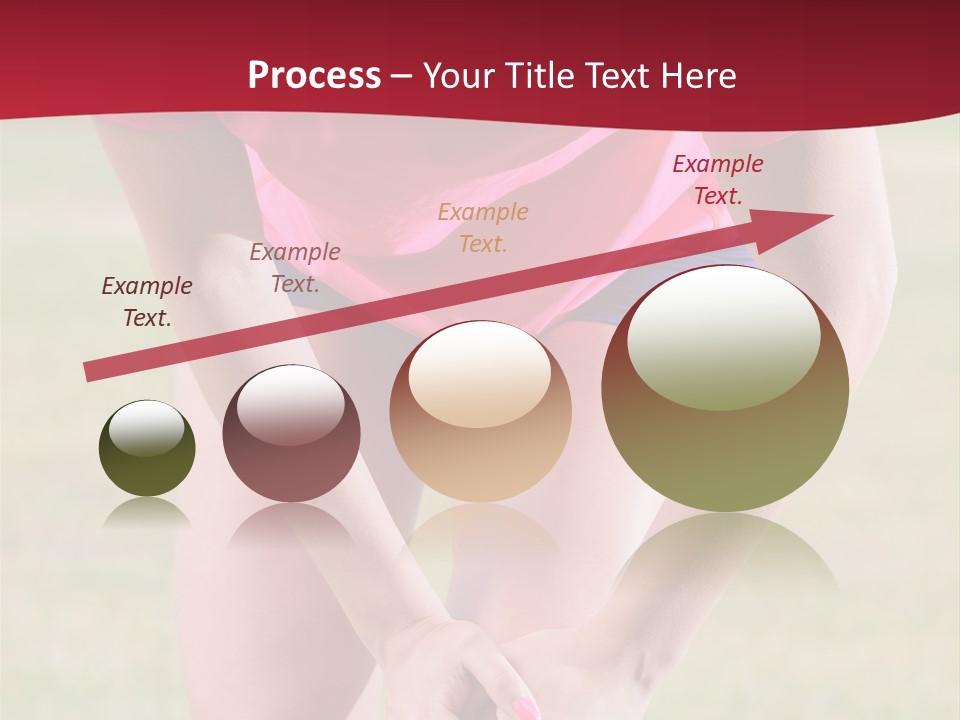 Running Vertical Health PowerPoint Template