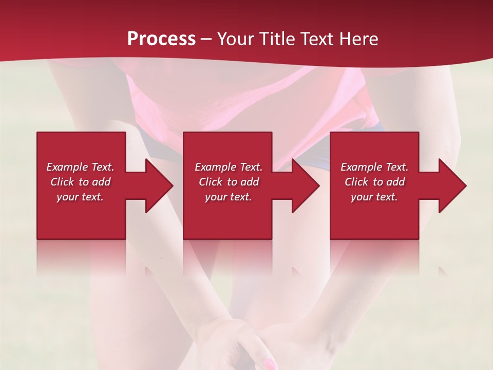 Running Vertical Health PowerPoint Template