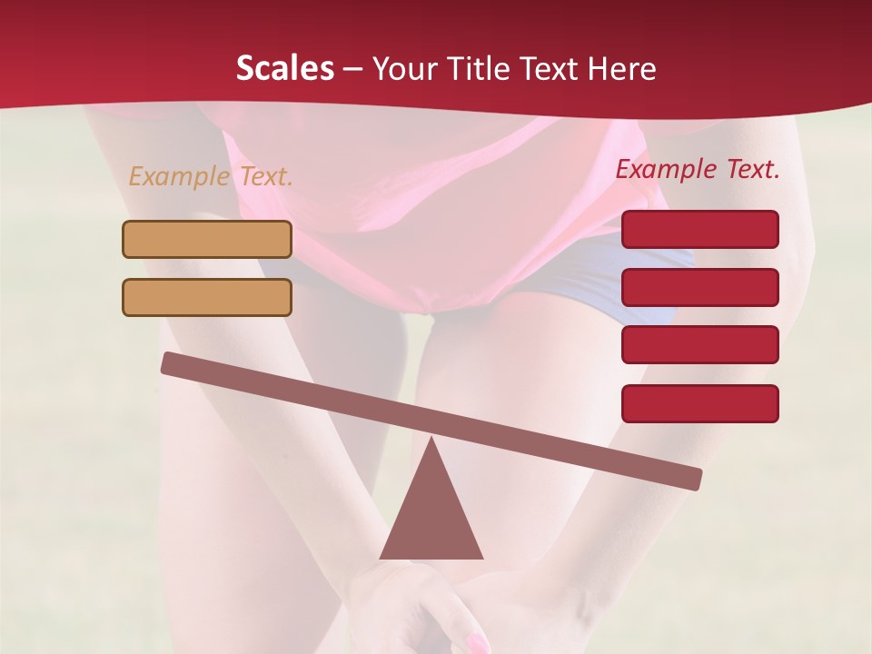 Running Vertical Health PowerPoint Template