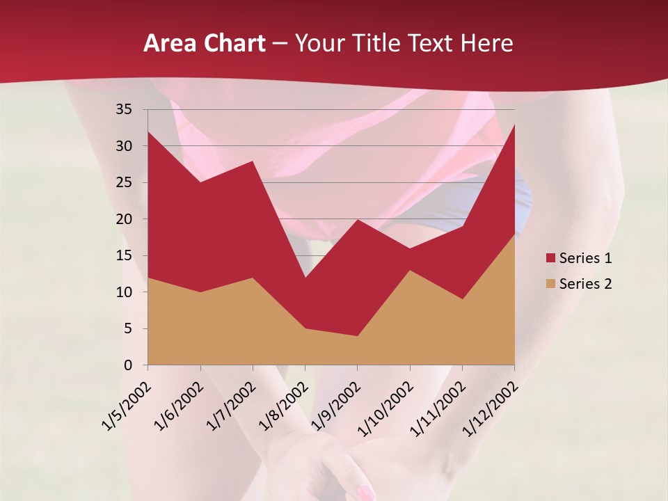 Running Vertical Health PowerPoint Template