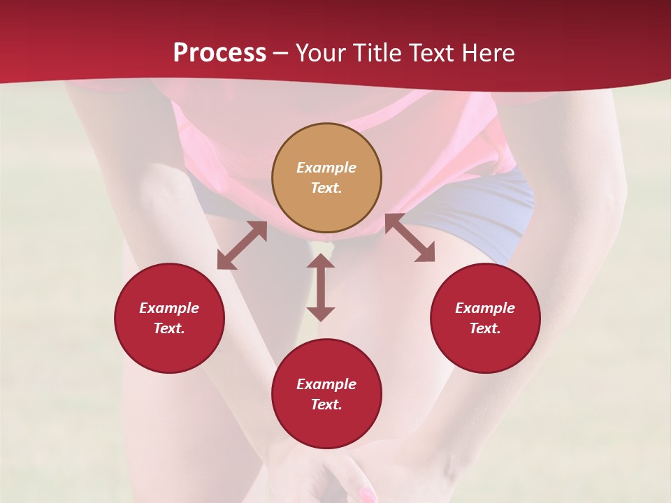 Running Vertical Health PowerPoint Template