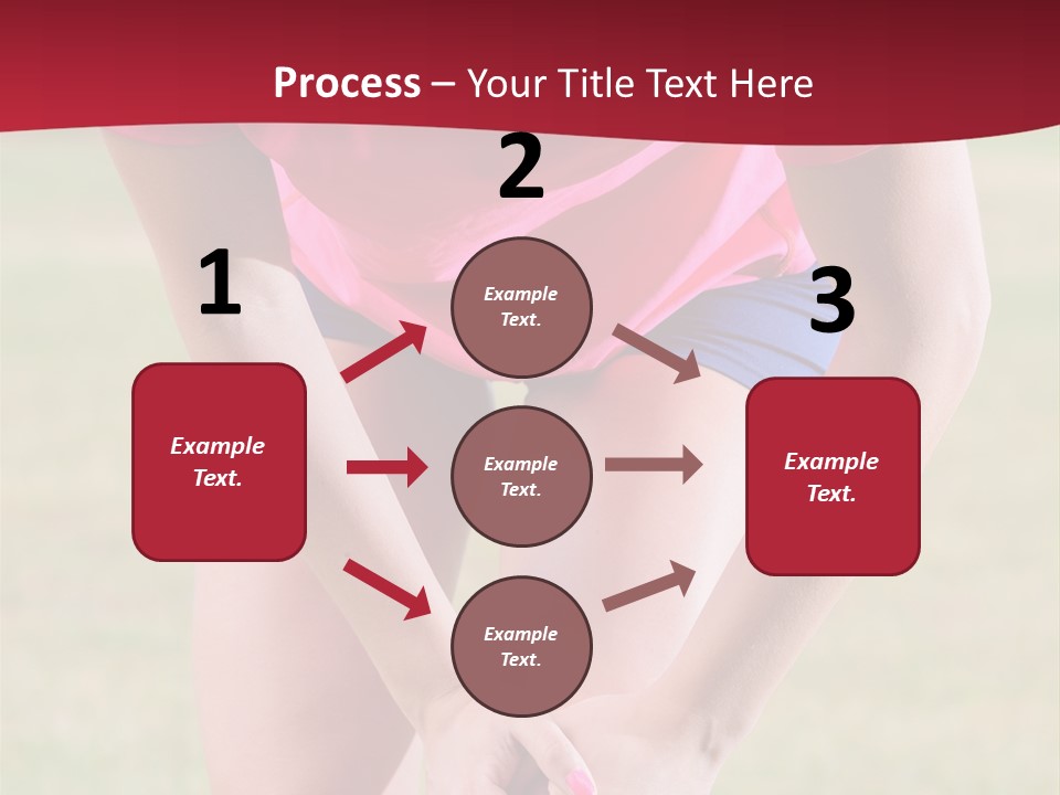 Running Vertical Health PowerPoint Template