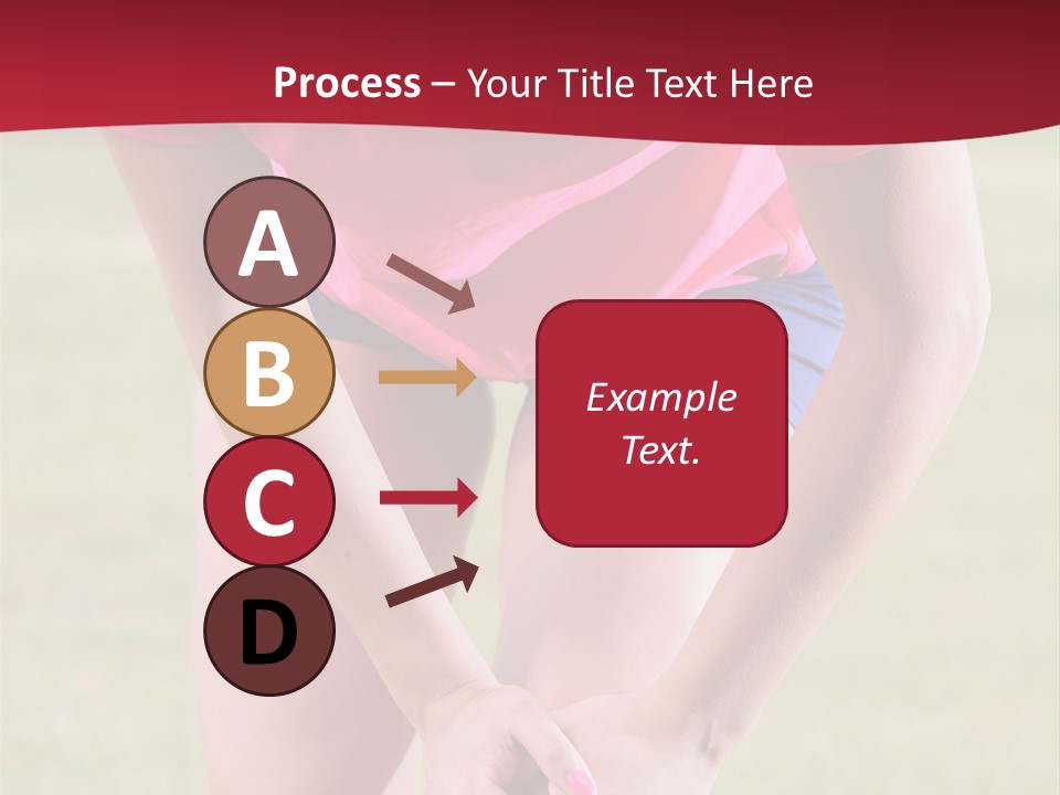Running Vertical Health PowerPoint Template