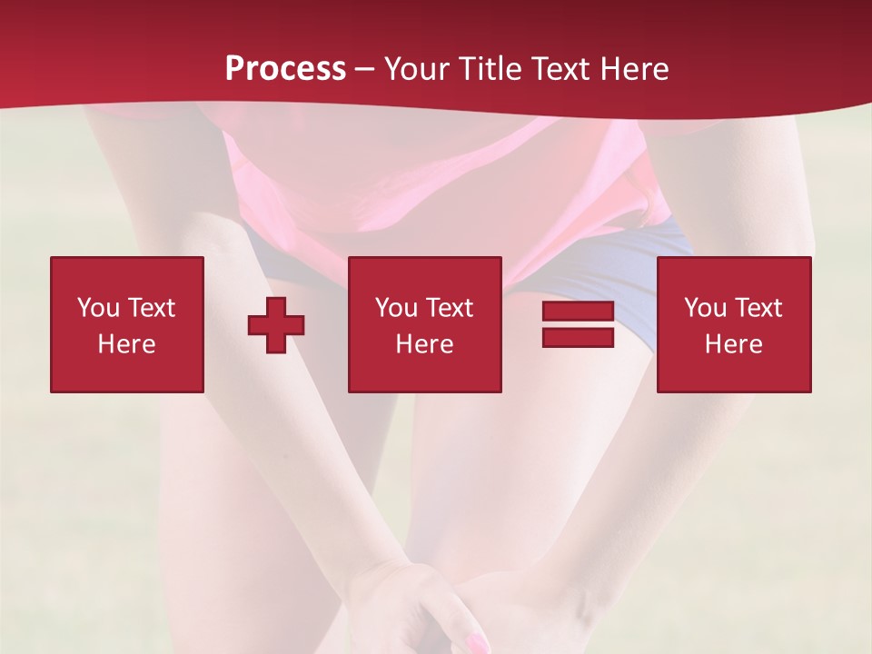 Running Vertical Health PowerPoint Template