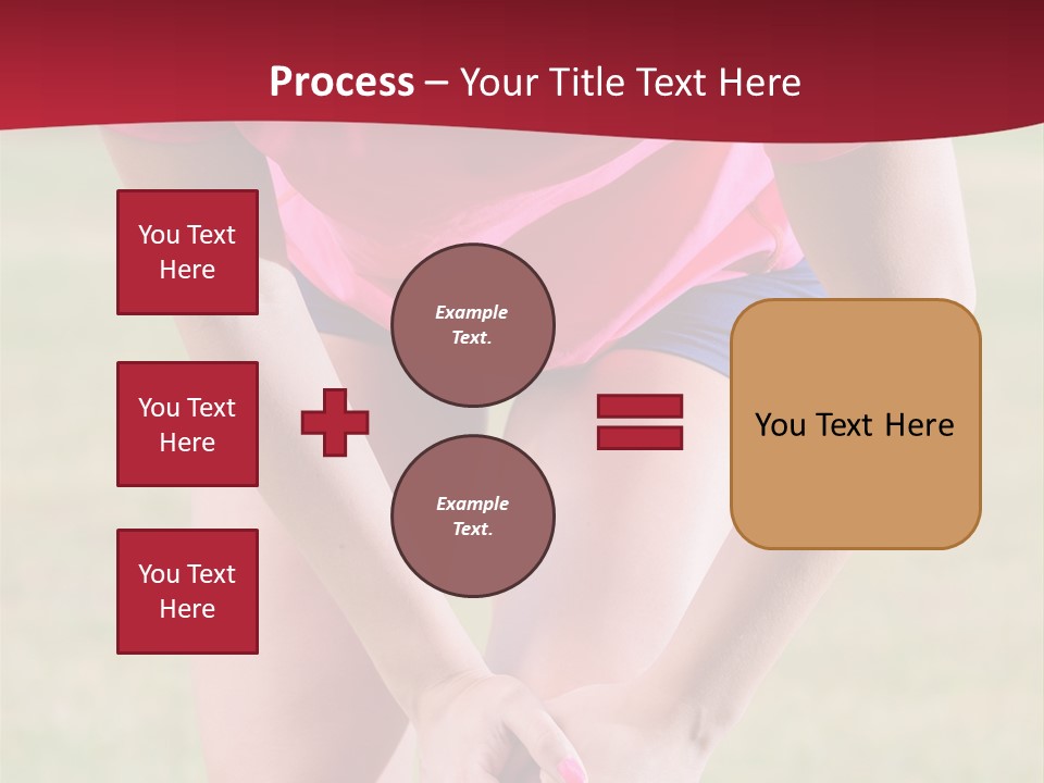 Running Vertical Health PowerPoint Template