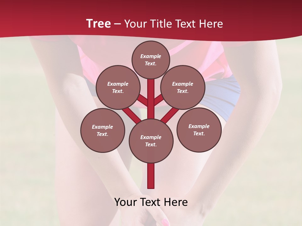 Running Vertical Health PowerPoint Template