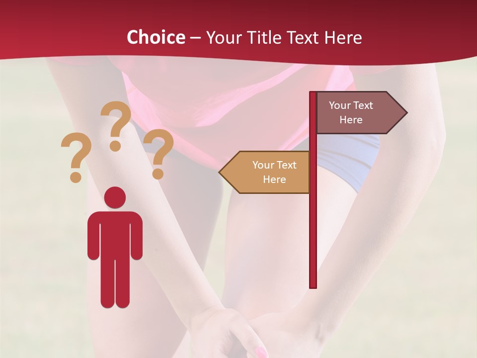 Running Vertical Health PowerPoint Template
