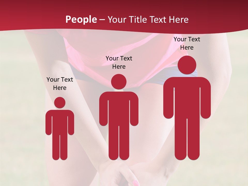 Running Vertical Health PowerPoint Template