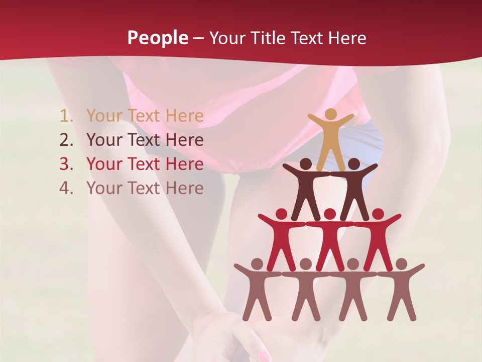 Running Vertical Health PowerPoint Template