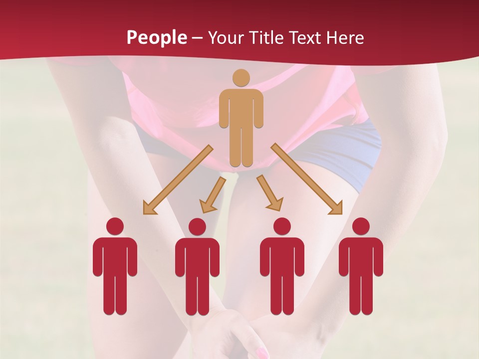 Running Vertical Health PowerPoint Template