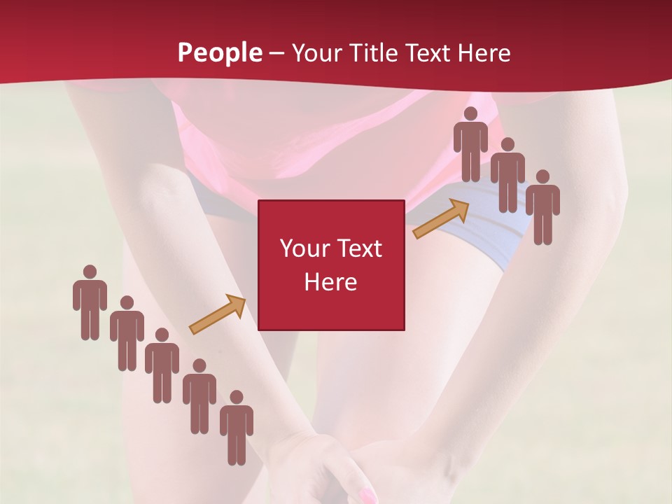Running Vertical Health PowerPoint Template