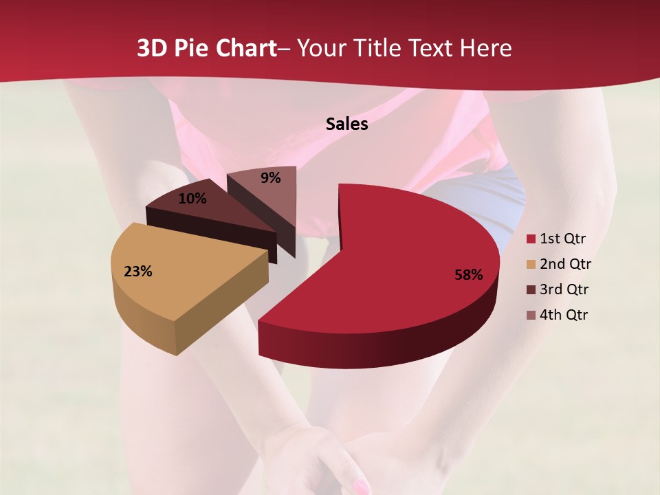 Running Vertical Health PowerPoint Template