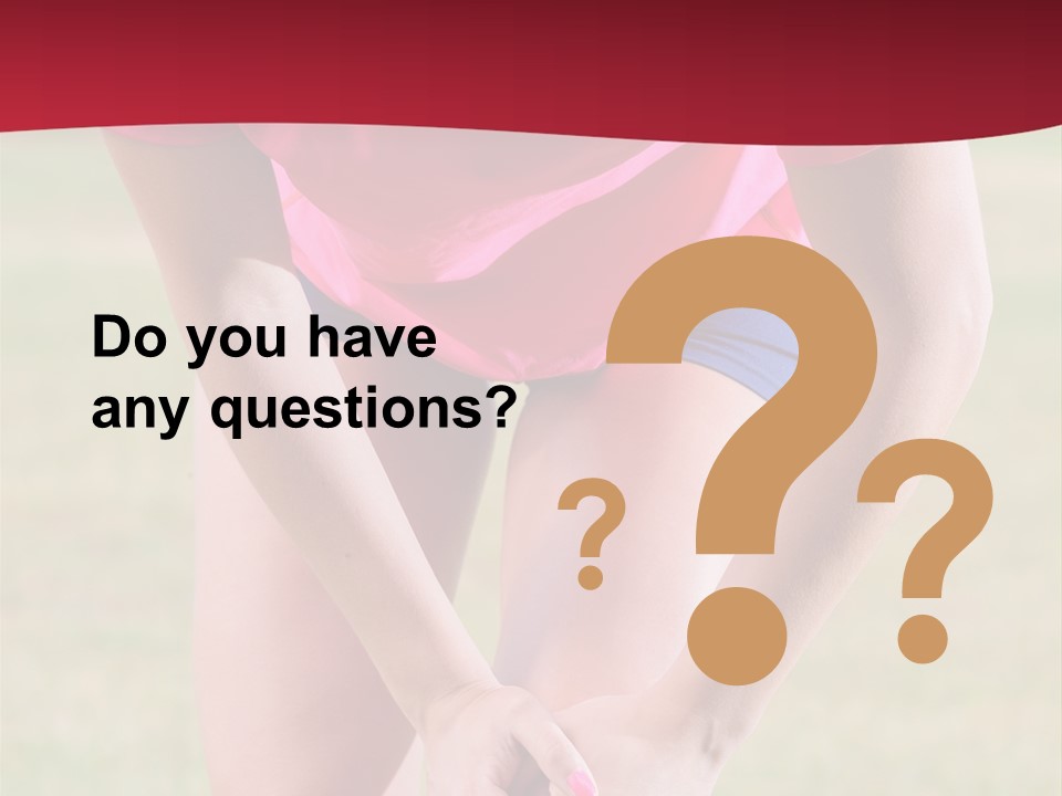 Running Vertical Health PowerPoint Template