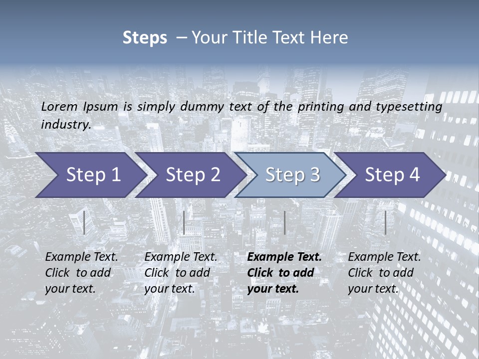 Avenue Structure America PowerPoint Template