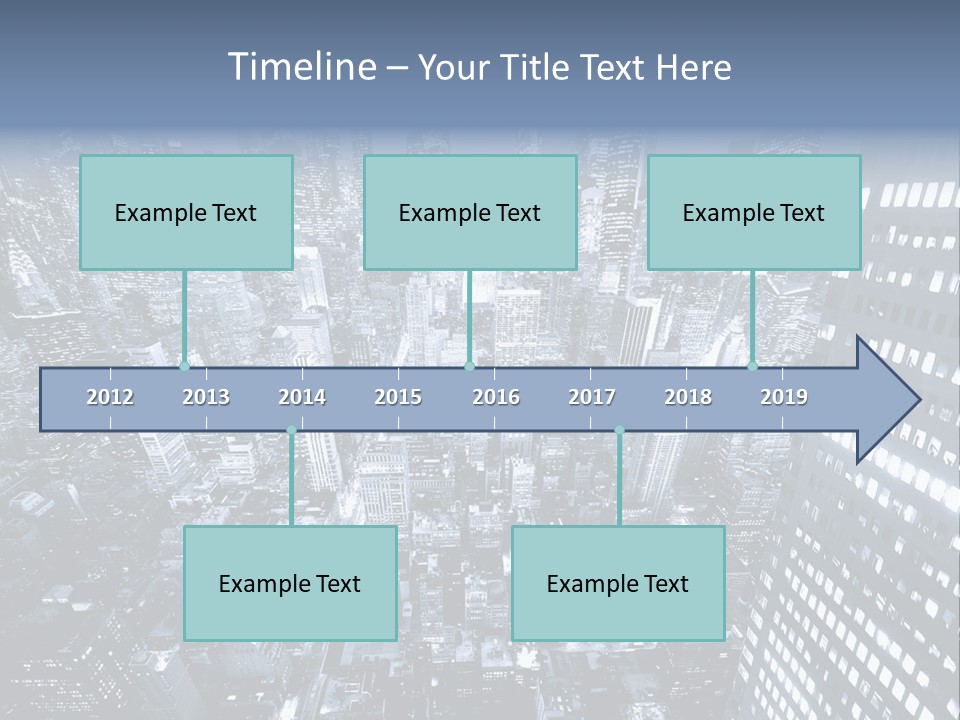 Avenue Structure America PowerPoint Template