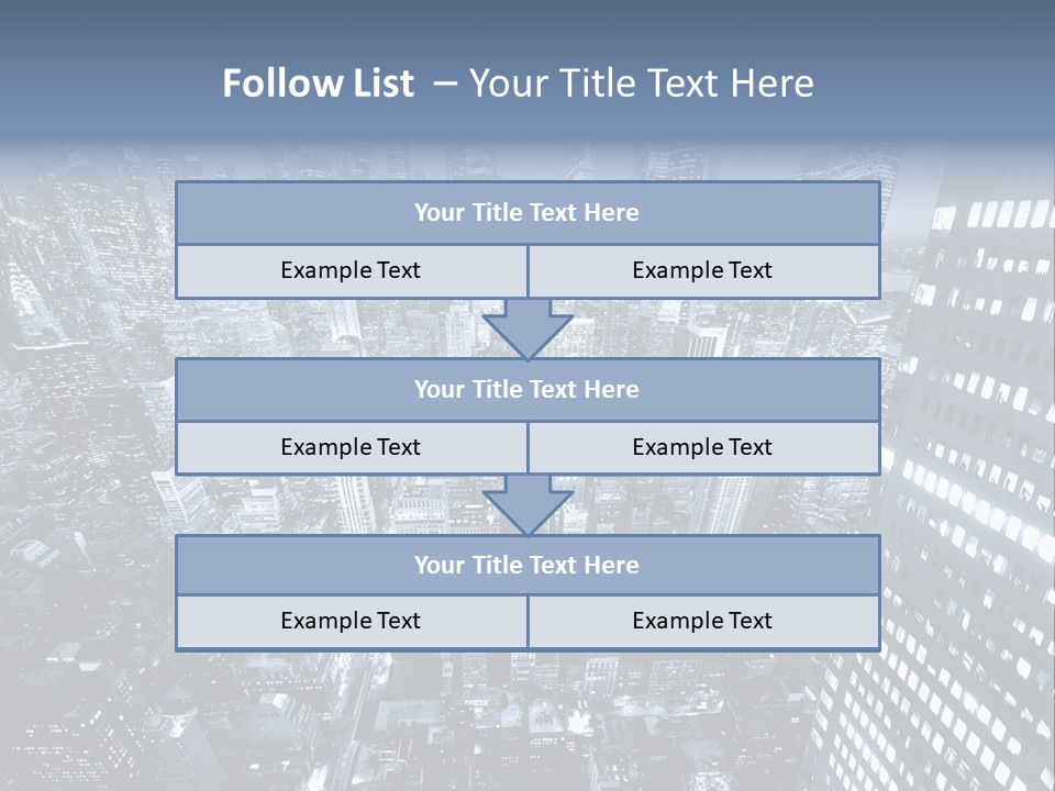 Avenue Structure America PowerPoint Template