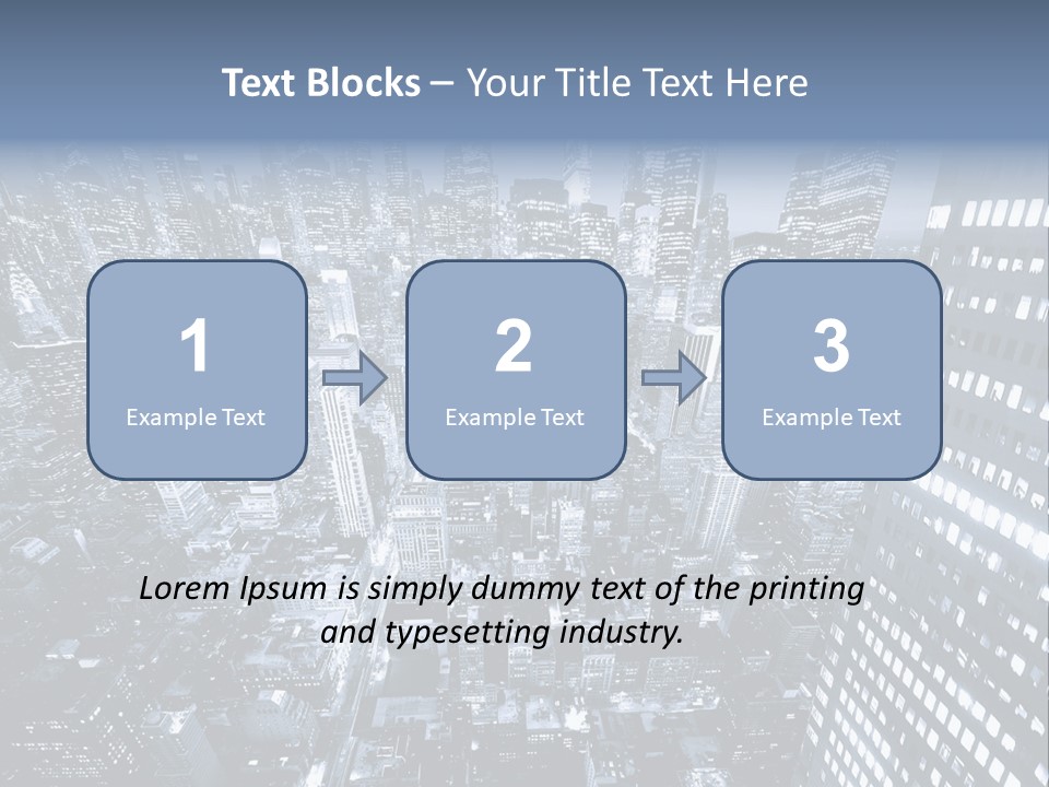 Avenue Structure America PowerPoint Template