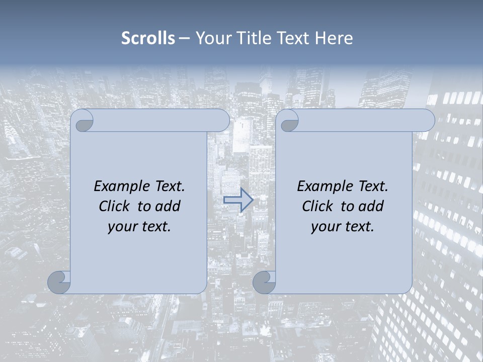Avenue Structure America PowerPoint Template