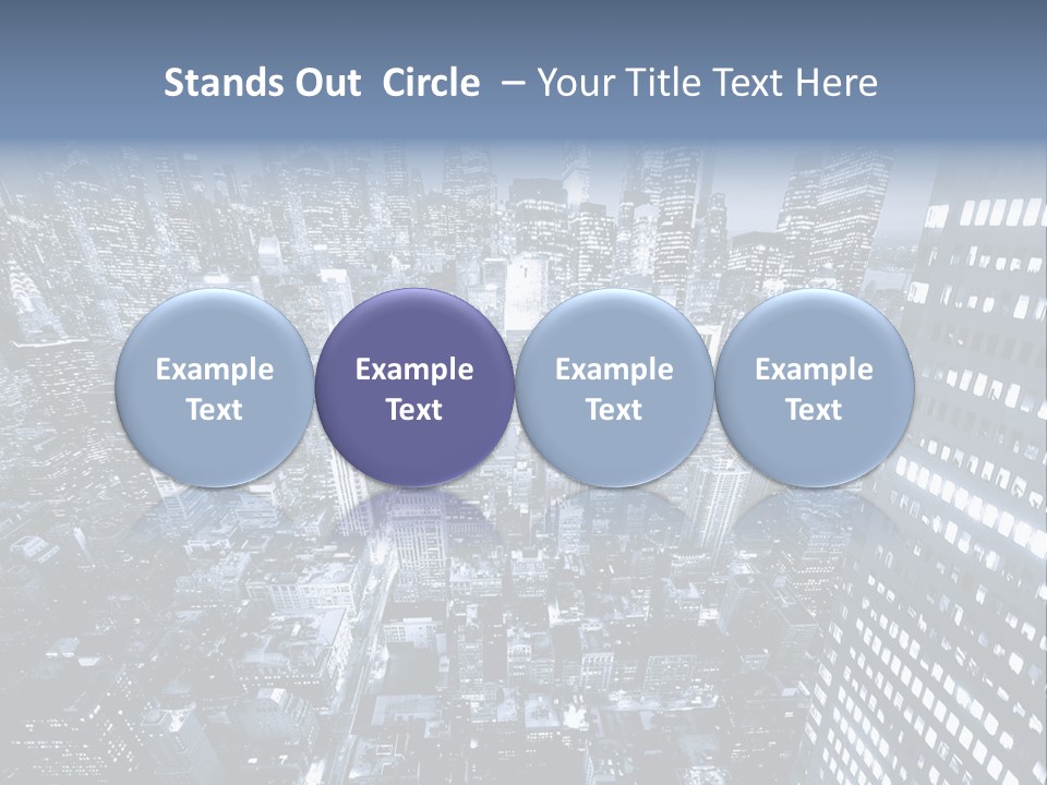 Avenue Structure America PowerPoint Template