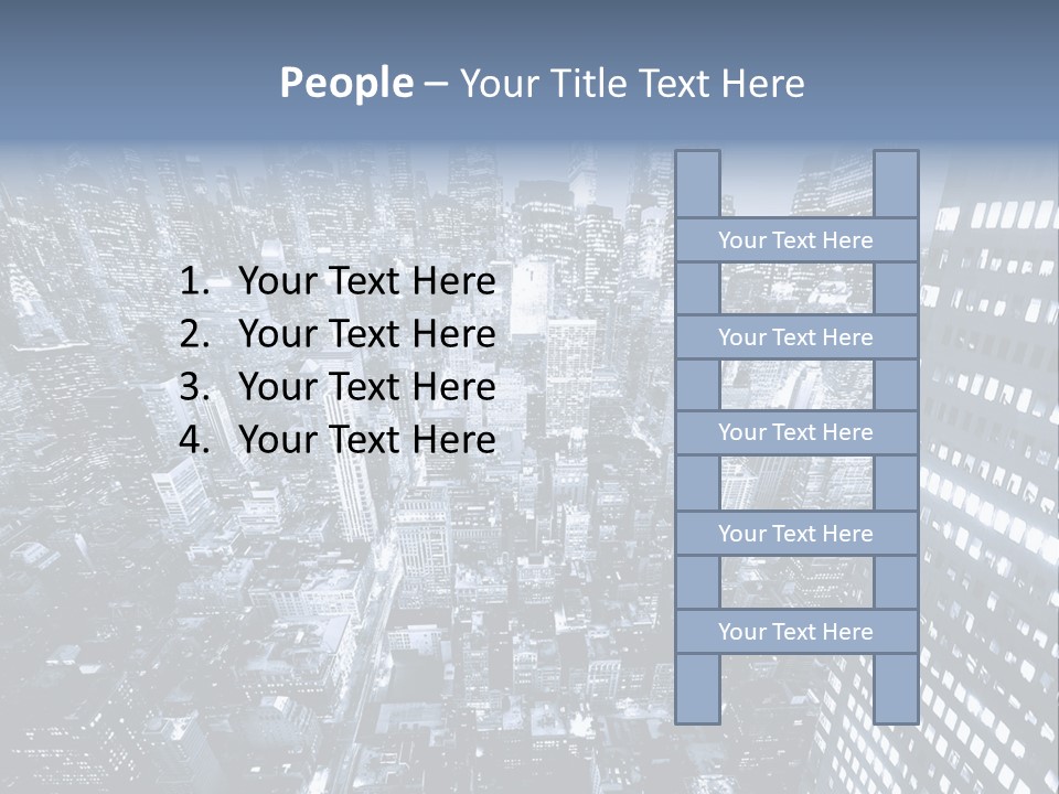 Avenue Structure America PowerPoint Template